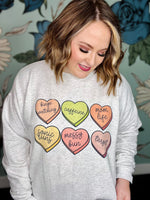 Mom Life Hearts on Light Gray