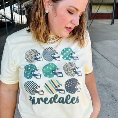 School Pride Helmet Tee (Customizable)