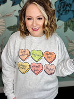 Mom Life Hearts on Light Gray