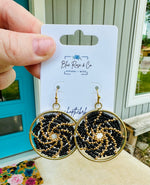 Spiral Seed Bead Earrings (Multiple Colors)