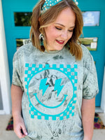 Puff Print Smiley Tee (Multiple Colors