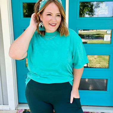 Puff Print Smiley Tee (Multiple Colors