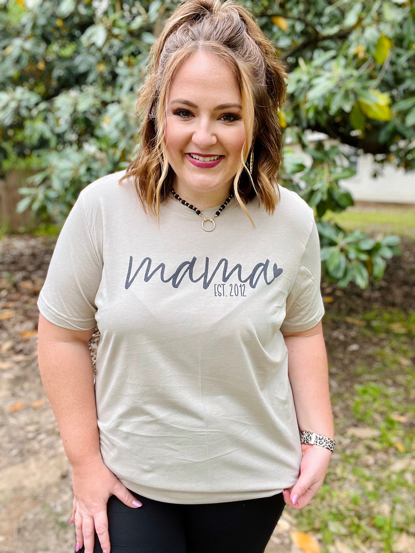 Custom Mama Sleeve Tee