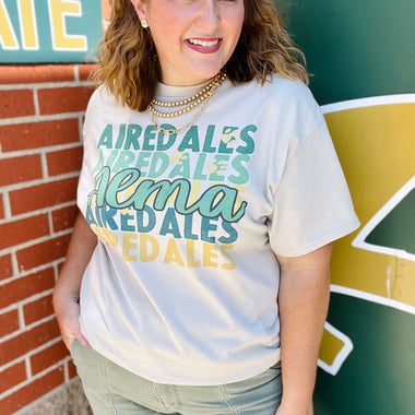 School Spirit Stacked Tee (Customizable)