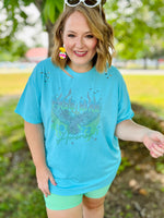 Free Bird Neon Distressed Graphic Tee (Multiple Colors)