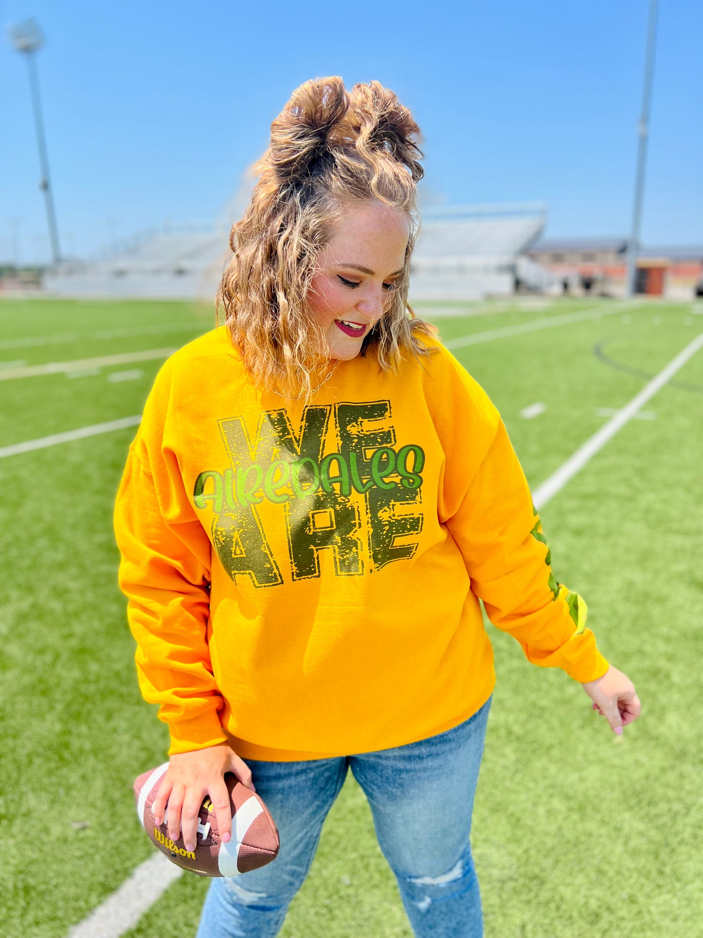 We Are School Spirit with Sleeve (Customizable)