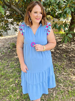 Deidra Denim Blue Maxi (Re-Stock!!)