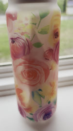 25 oz Floral Mama Frosted Glass Can