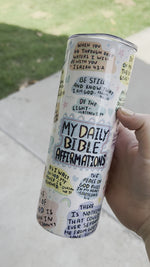 Bible Affirmations 20 oz Tumbler