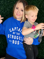 Captain of the Struggle Bus on Blue