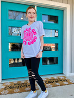 Focus on the Good Heathered V-Neck