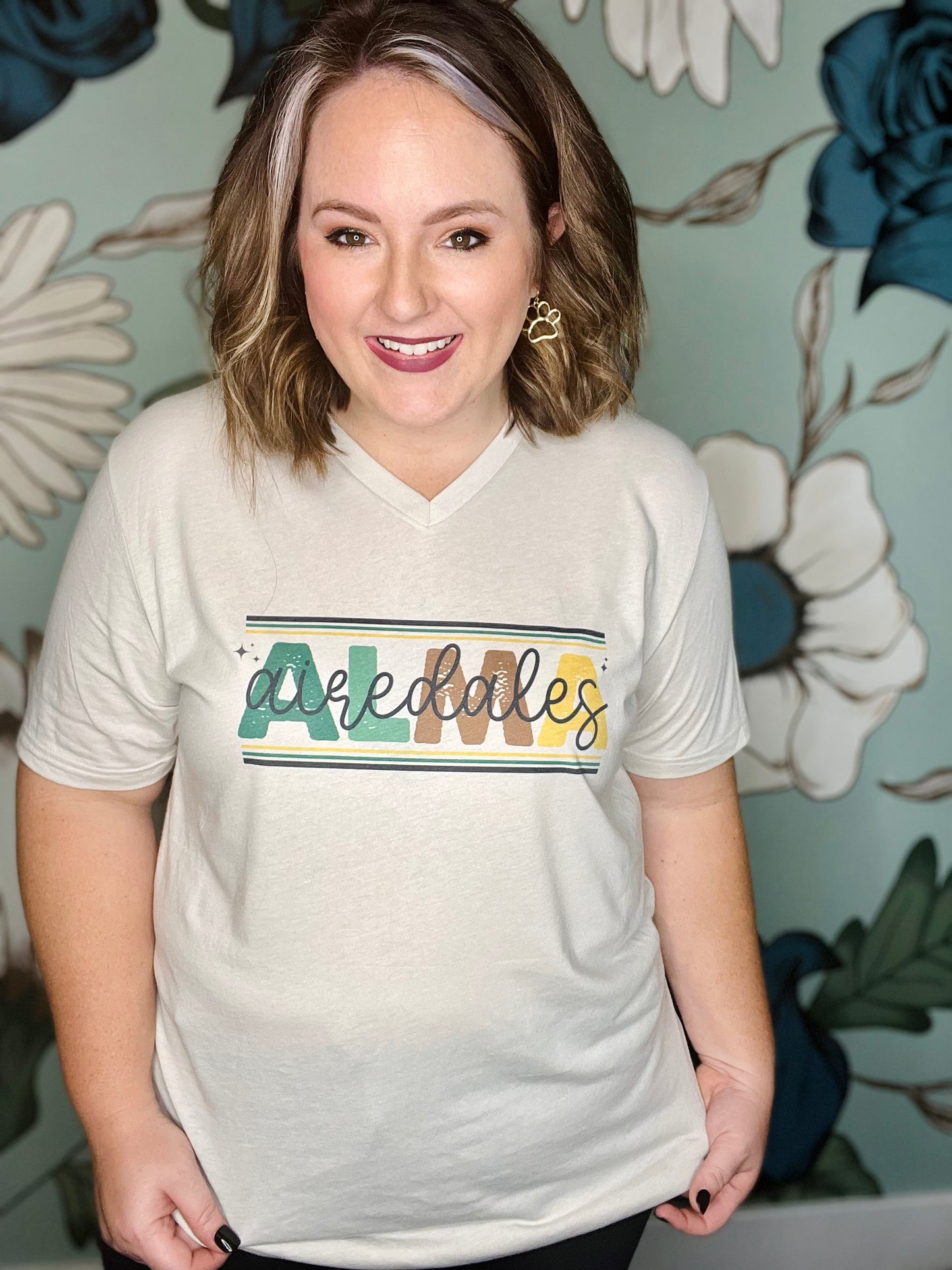Airedale Colorblock Tee (Multiple School Options)