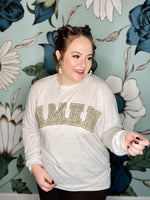 AMEN Leopard on Oatmeal Long Sleeve