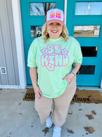 Be Kind Tee on Lime