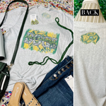 Alma Airedales V-neck Graphic Tee