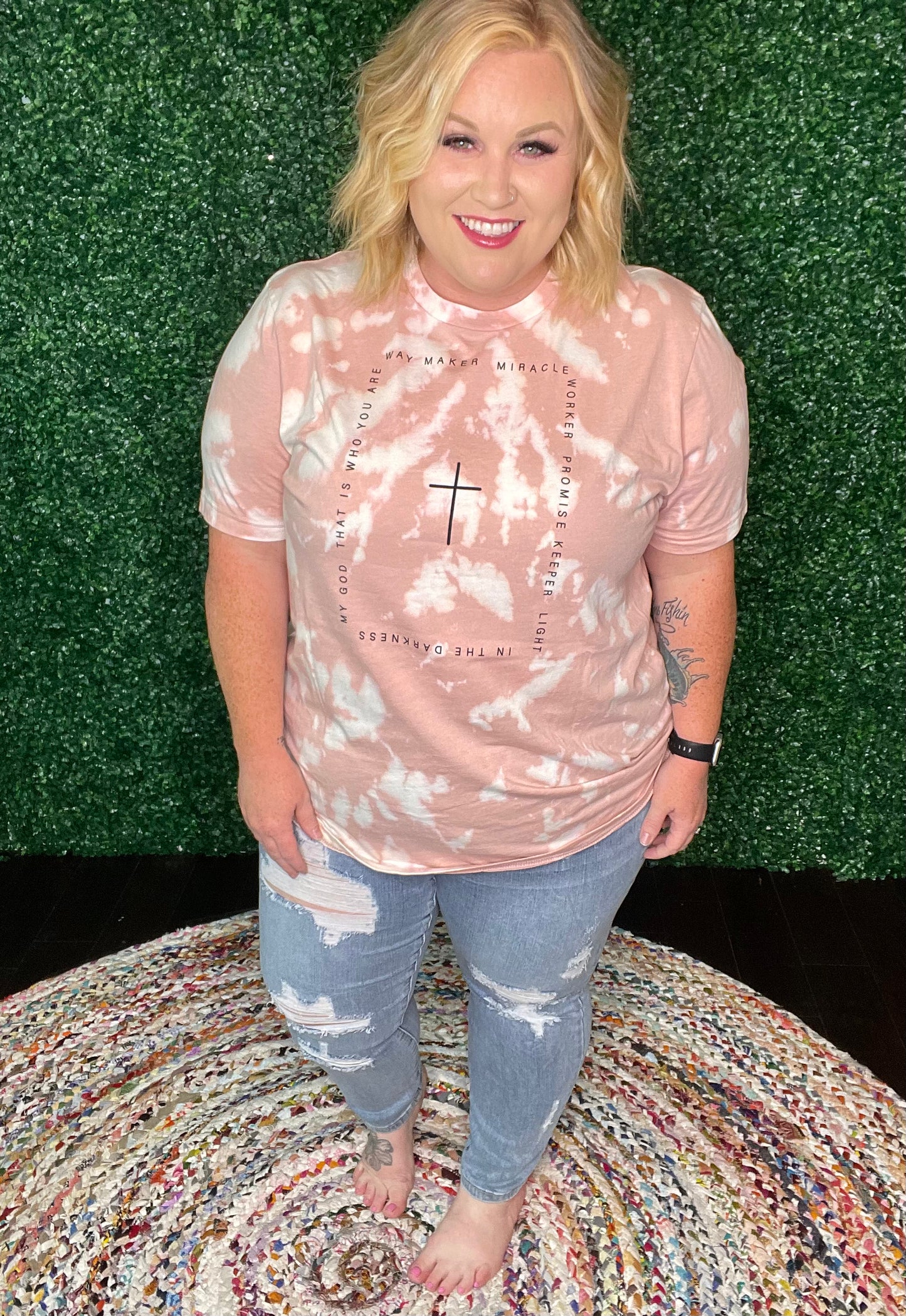 Way Maker Bleached Graphic Tee