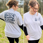 Weird Moms Graphic Tee on Gray