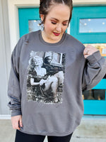 Marilyn/Tupc Distressed Sweatshirt