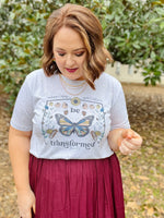 Be Transformed Graphic Tee on Heathered Gray