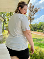 Dolly/Reba V-Neck Graphic Tee