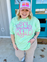 Be Kind Tee on Lime