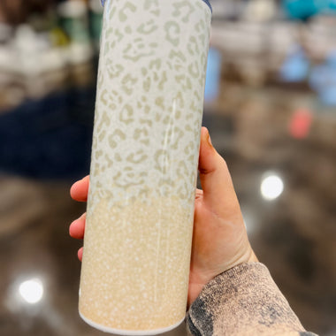 Neutral Leopard 20 oz Tumbler
