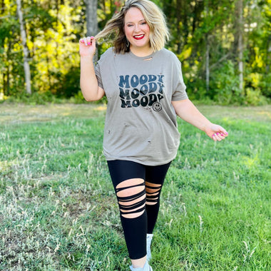 Moody Distressed Tee