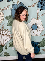 Restored Sweatshirt on Cream