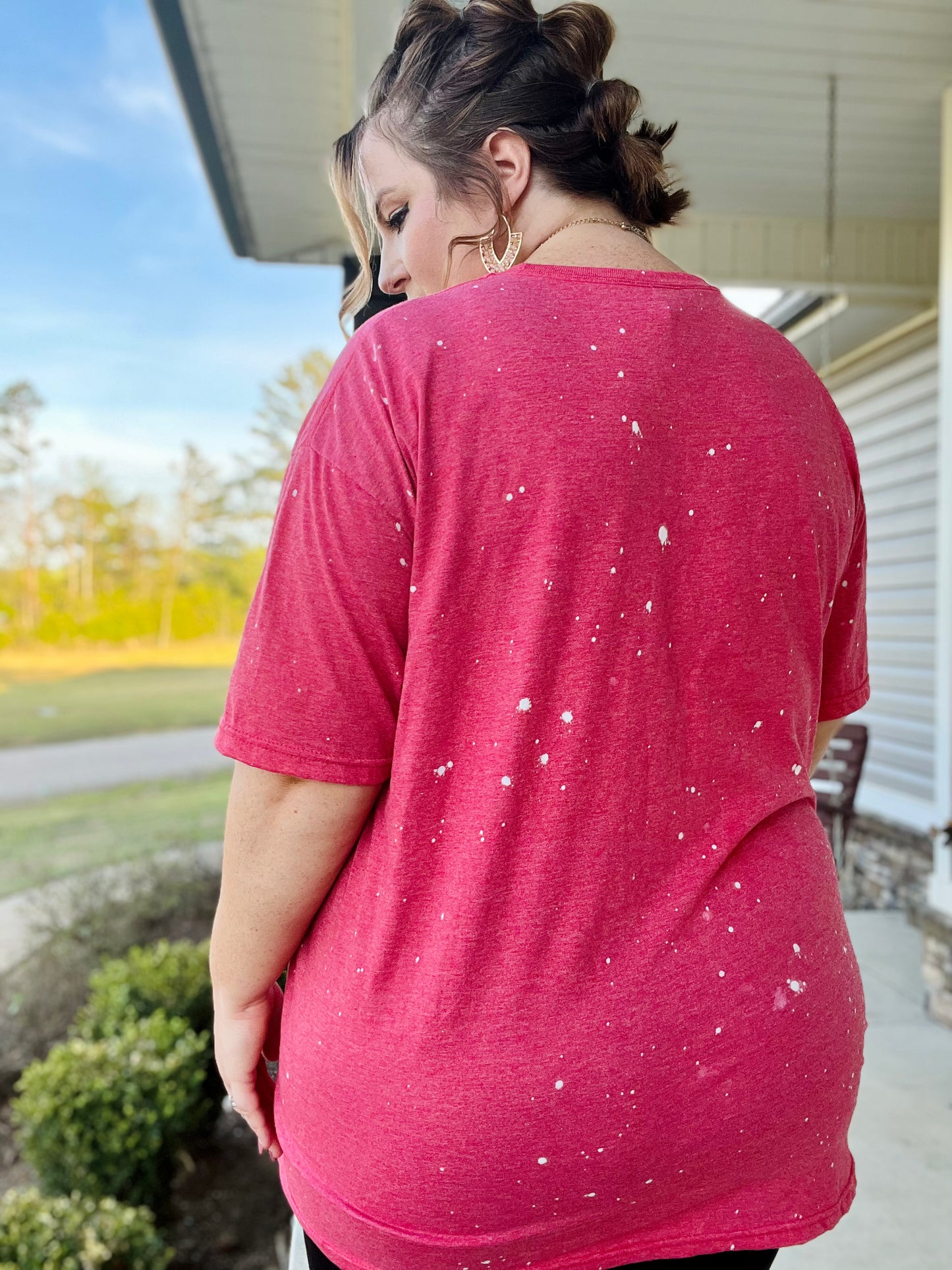 Mama Lightning Bleached Tee (Baseball)