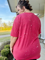 Mama Lightning Bleached Tee (Baseball)