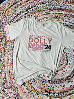Dolly/Reba V-Neck Graphic Tee