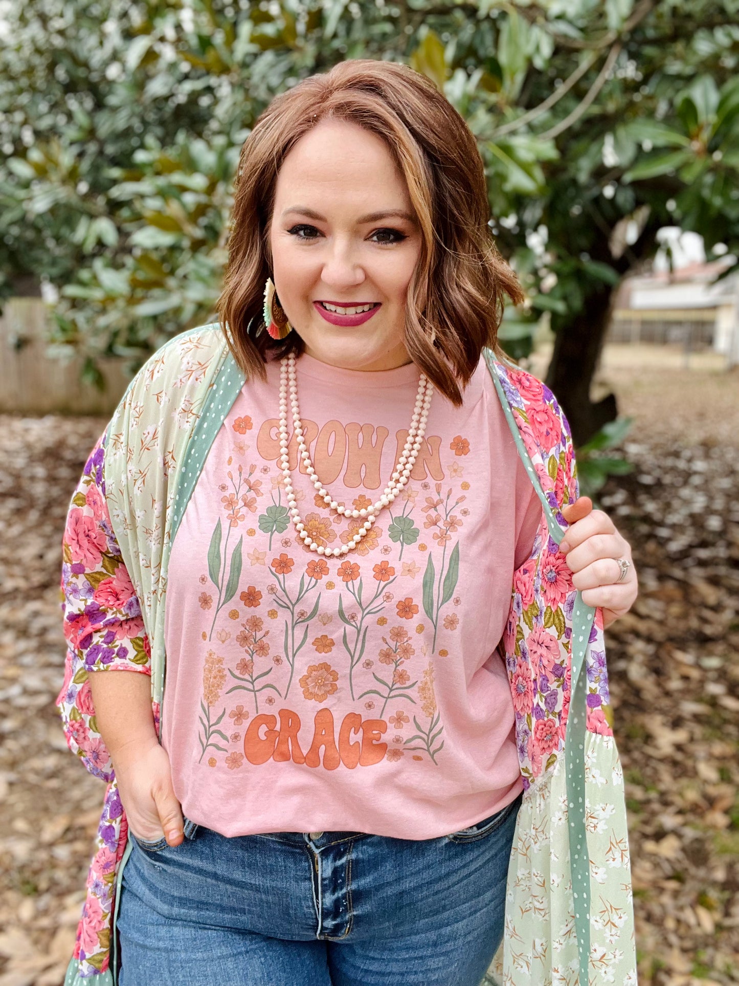 Grow in Grace on Peach