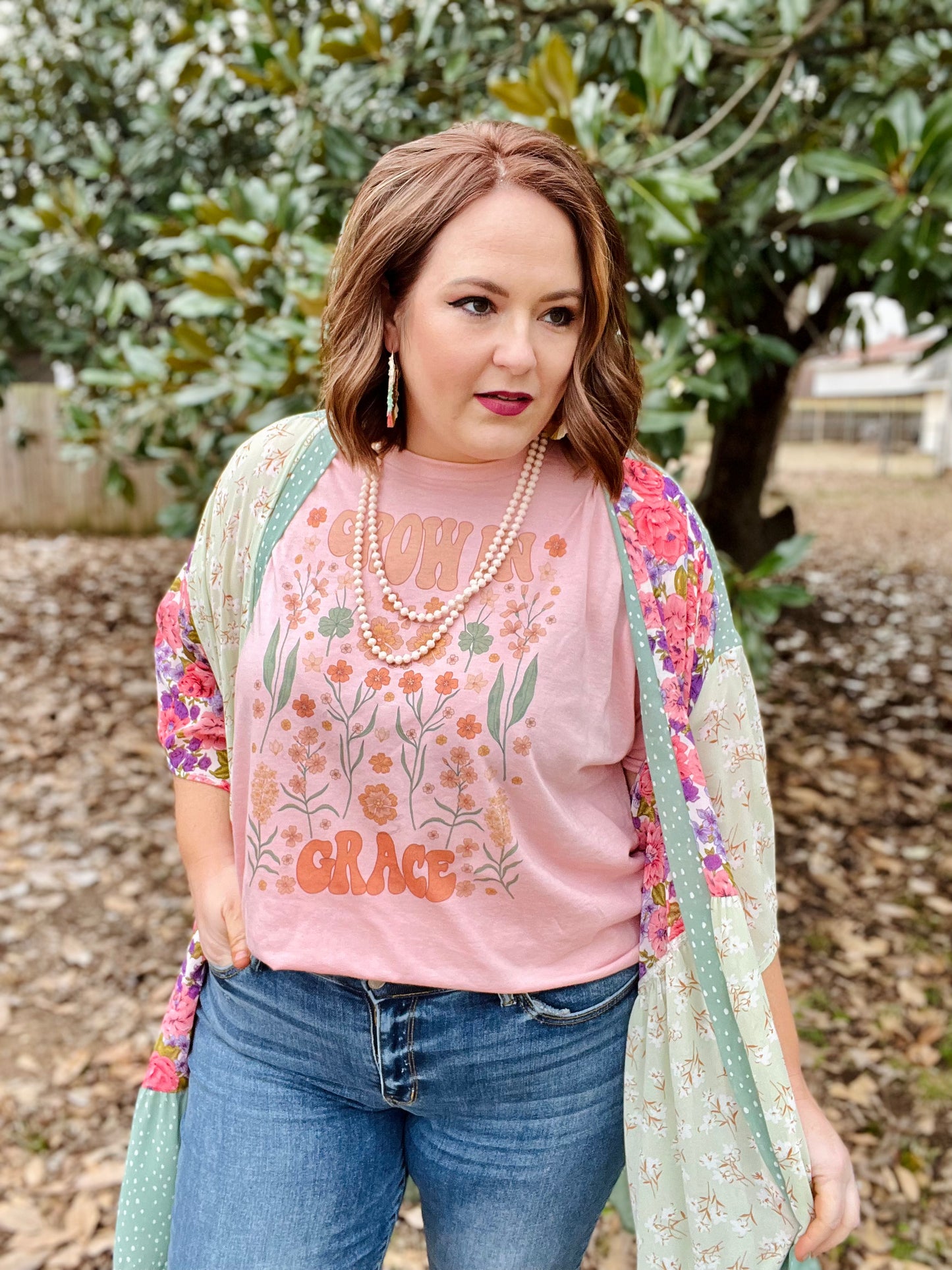 Grow in Grace on Peach