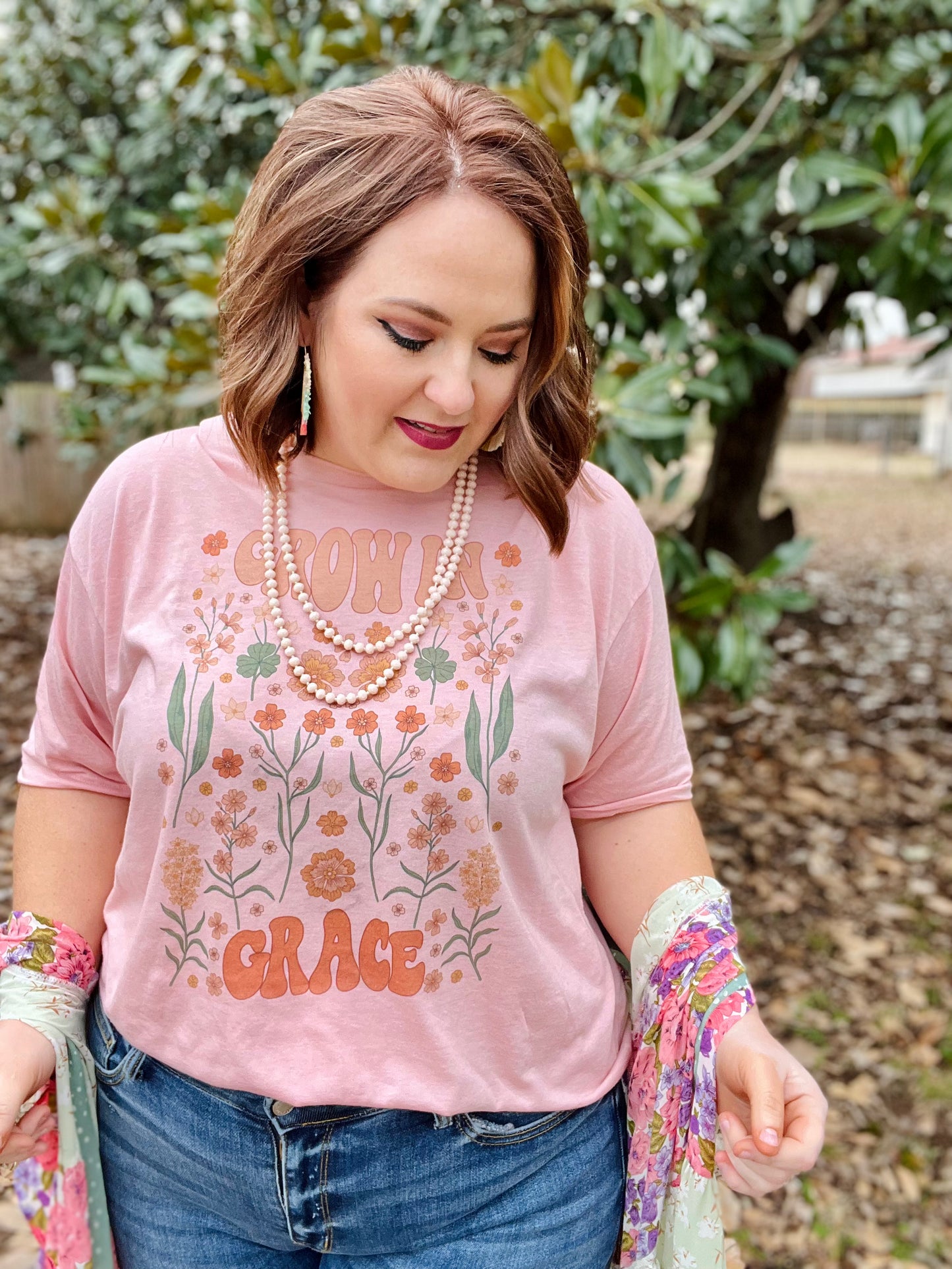 Grow in Grace on Peach