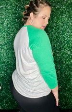 One Family School Spirit Raglan Tee(Any Mascot)