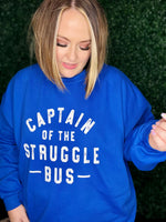 Captain of the Struggle Bus on Blue