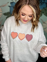 I have Loved You Sweatshirt on Gray (Front and Back)