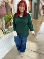 Carrie V-Neck Long Sleeve Top