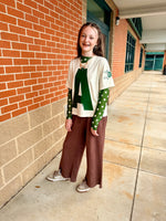 Initial School Spirit Cropped Tee