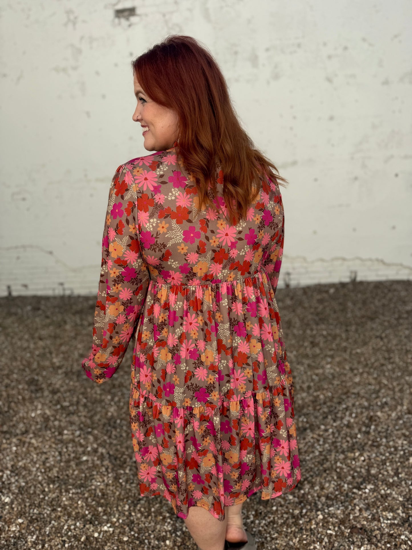 Molly Floral Tiered Mini Dress