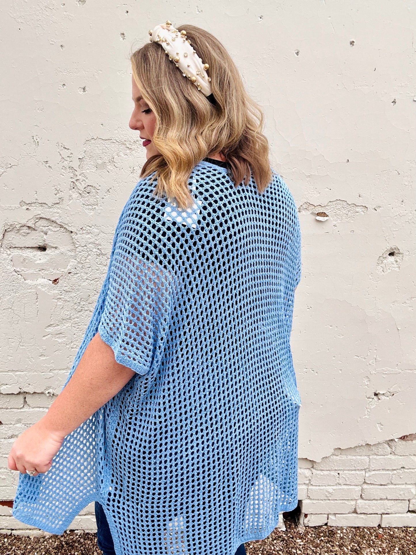 Polly Open Knit Cardi
