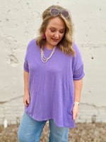 Carly Ribbed Oversized V-Neck