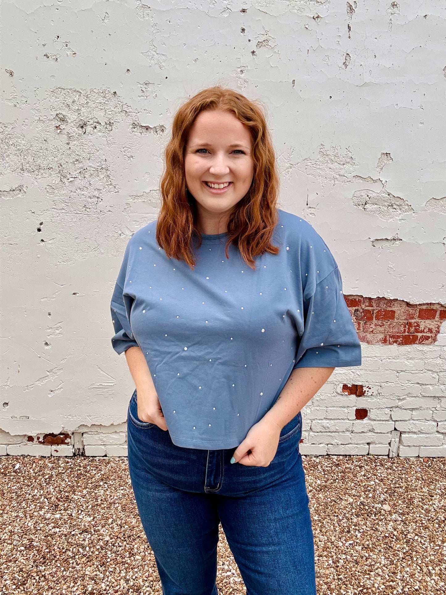 Cora Rhinestone Top