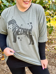 Airedale Mascot Graphic Tee