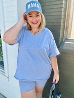 Andrea Grey Biker Set