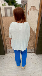 Stevie White Boho Top