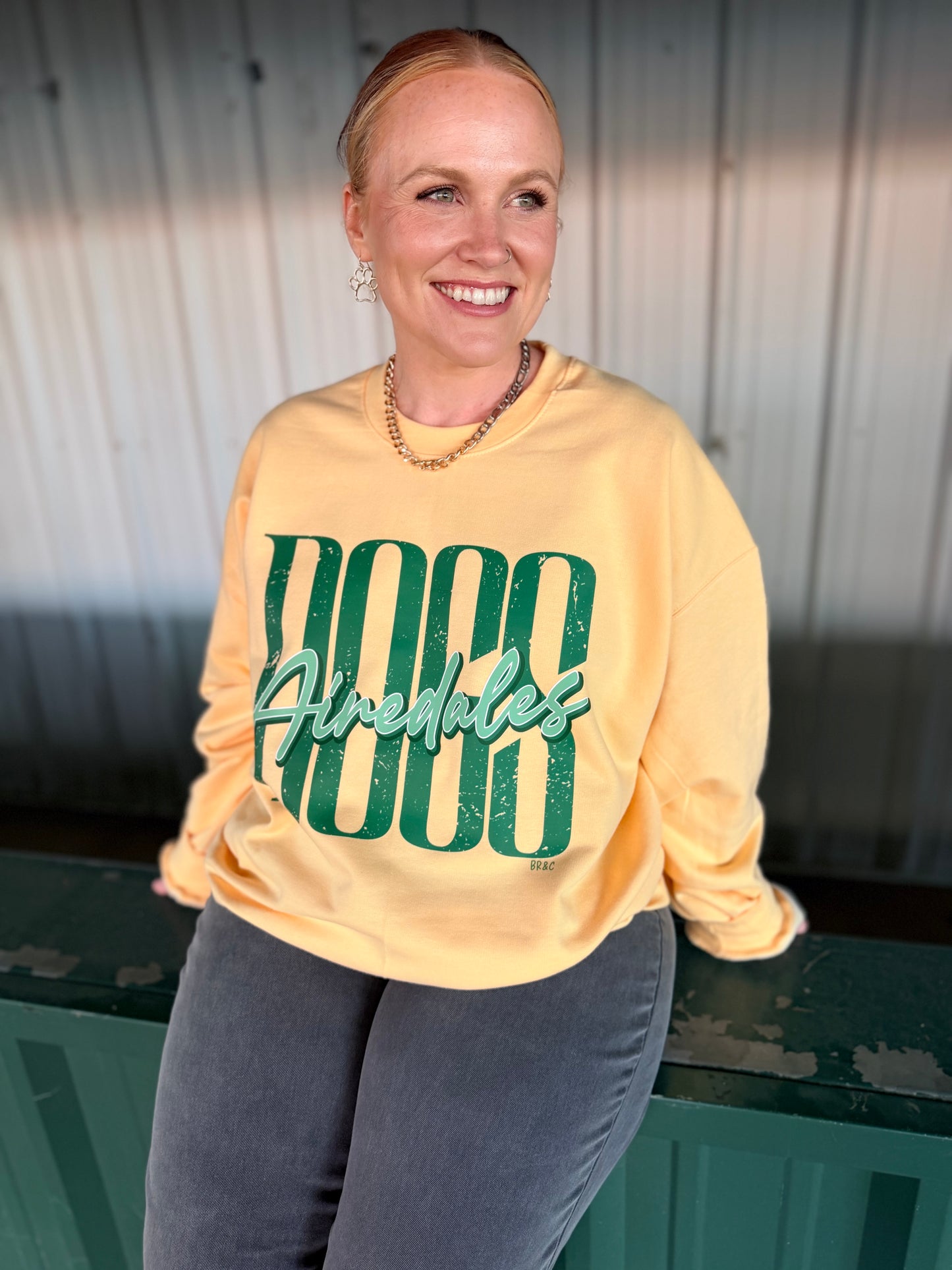 Throwback Script School Spirit Sweatshirt