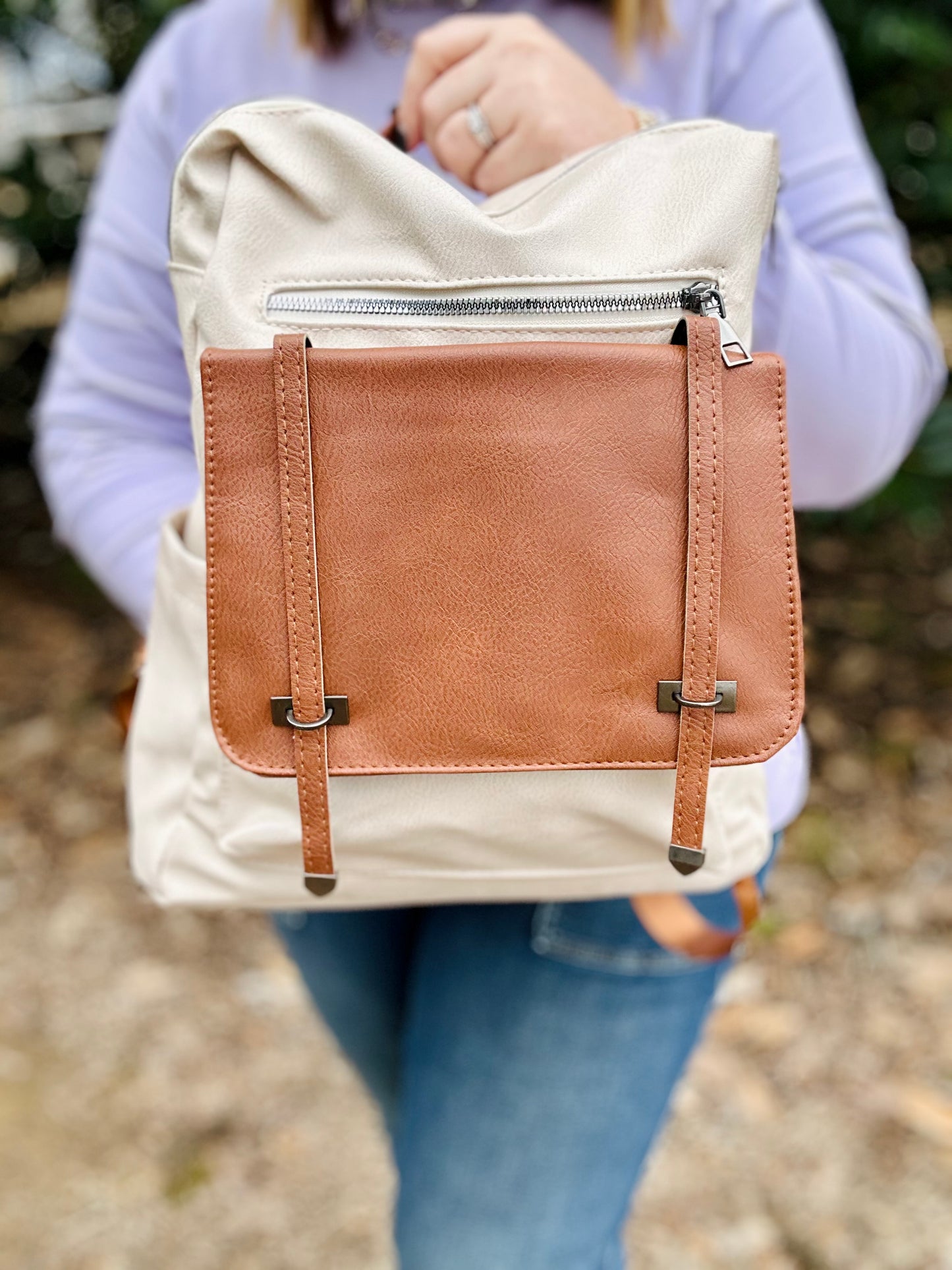 Sadie Vegan Leather Backpack