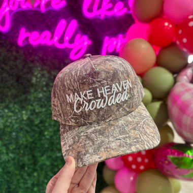 Make Heaven Crowded Camo Hat