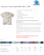 Airedale Script on Bleach Dyed Tee (Customizable!)